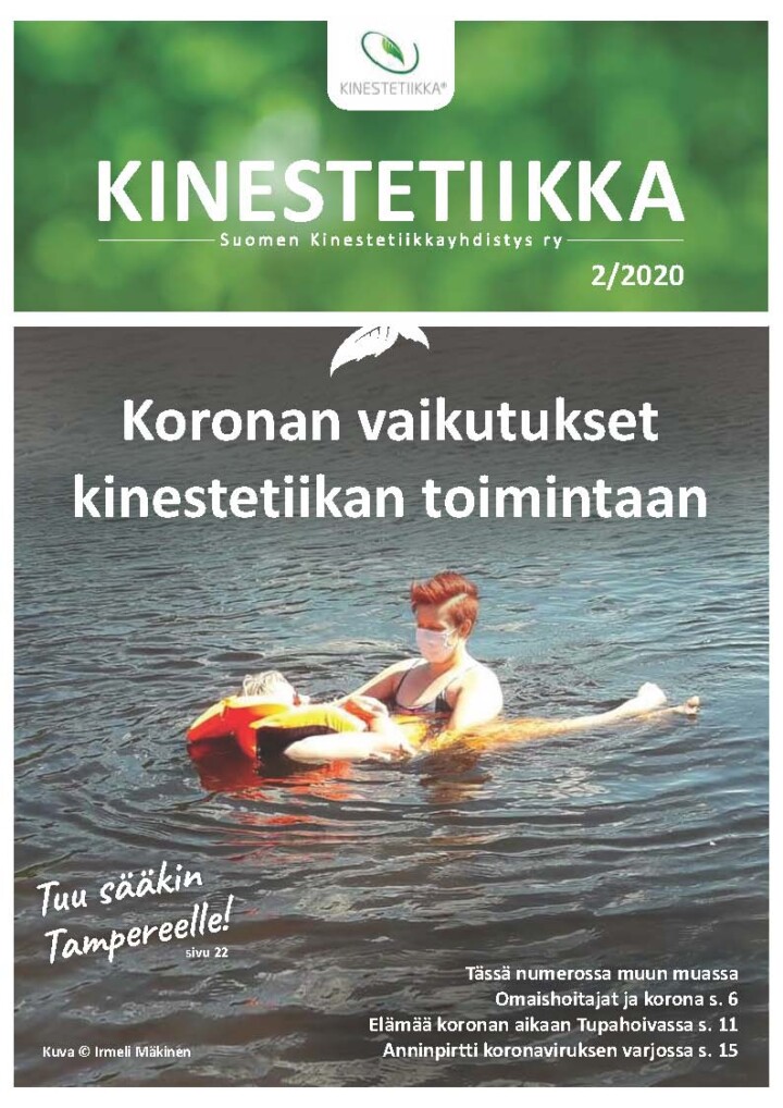 Kinestetiikka-lehden 2/2020 kansikuva