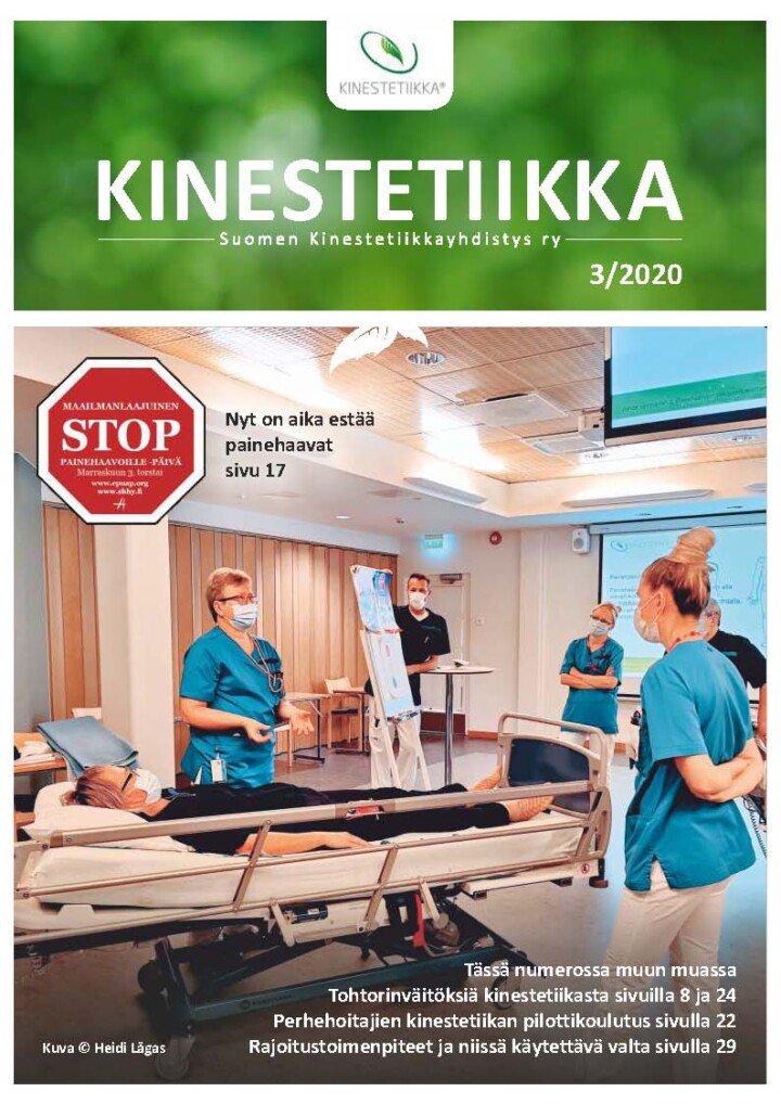 Kinestetiikka-lehden 3/2020 kansikuva